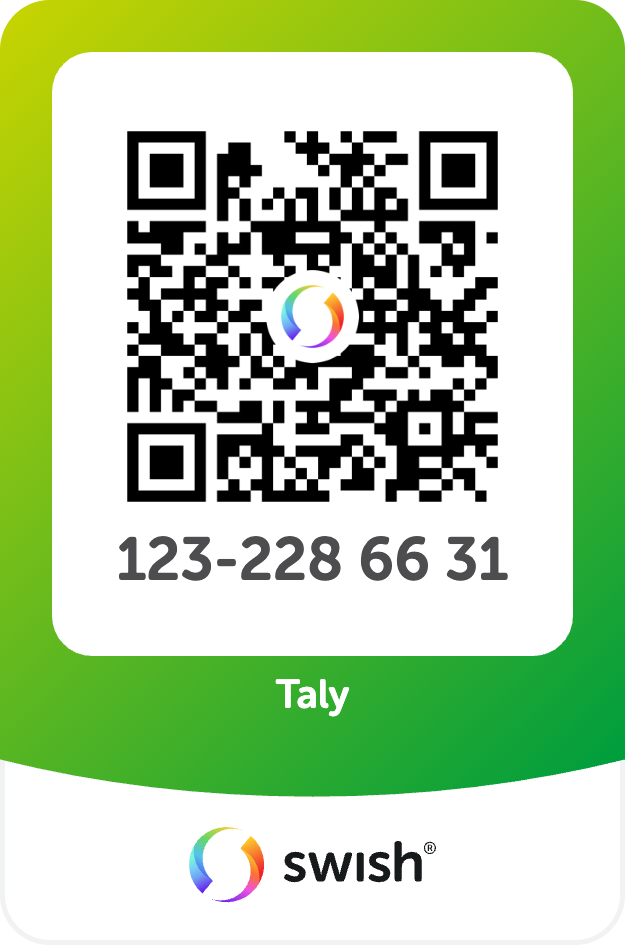 Código QR de Swish para 1232286631